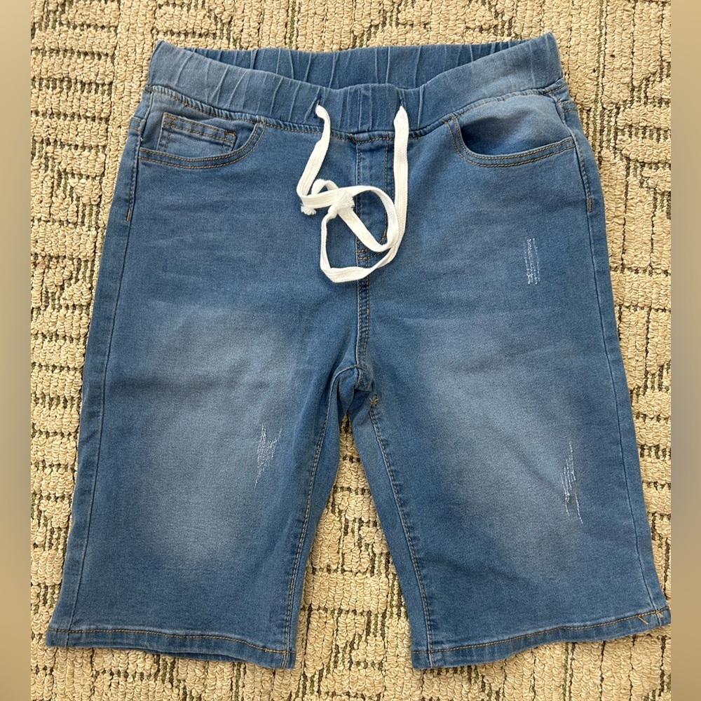 Blue Denim Women's Bermuda Shorts